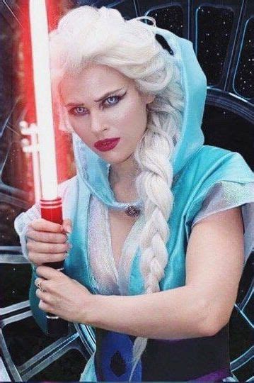 Holland Phoenix [as Elsa Posing As A Sith Lord] Cosplay By