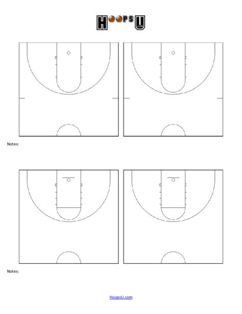 quick basketball court templates fill
