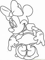 Mouse Coloring Minnie Pages Mickey Color Coloringpages101 Cartoon Pdf Characters sketch template