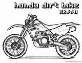 Dirt Bike Coloring Honda Pages Coloring4free Xr650 Yamaha Kids Ktm Print Button Through Grab Template sketch template