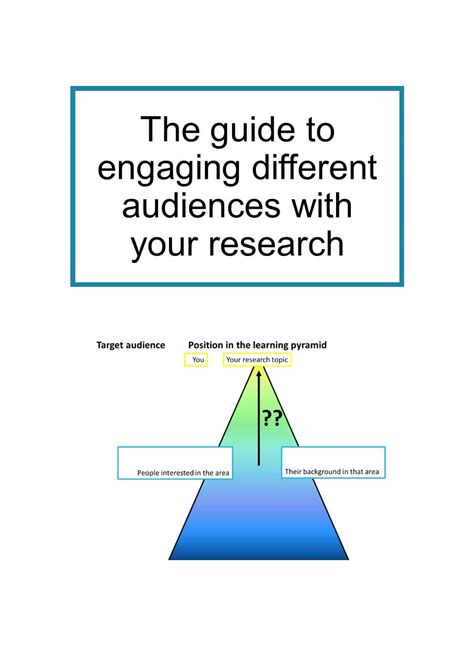 engage  audience   research  guide