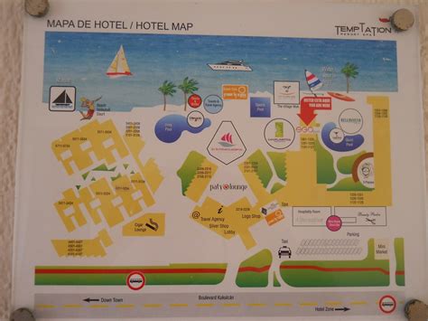 temptations resort spa cancun mexico hotel map temptatio flickr