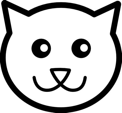 cat face template   cat face template png images