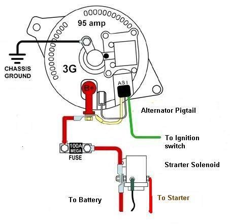 ls alternator exciter wiring diagram