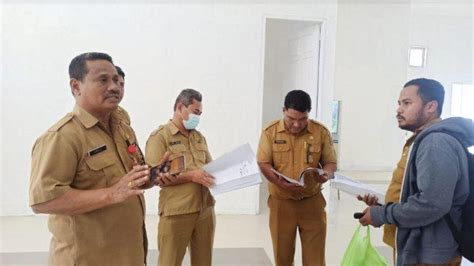 inspektorat daerah kota kupang periksa proyek pekerjaan rujab wali kota