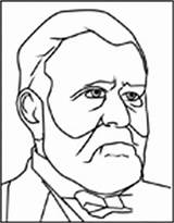Coloring Grant Ulysses Presidents sketch template
