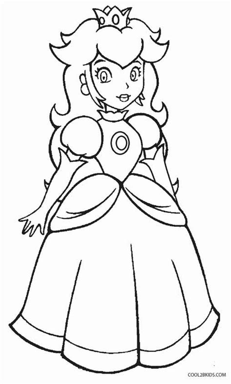 printable princess peach coloring pages  kids coolbkids libro