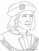 Rey Inglaterra Colorir Rei Coloriage Roi Ricardo Tudor Hellokids Imprimir Princes Colorier Imprimer sketch template