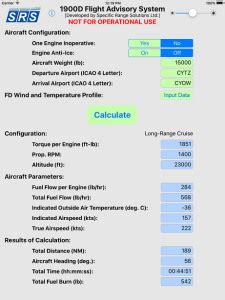 landing distance calculator specific range solutions