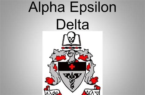 alpha epsilon delta logo icon logo design