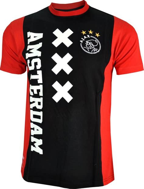 bolcom ajax  shirt amsterdam kruizen logo rood zwart