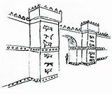 Coloring Ishtar Gate Pages Ziggurat Google Color Getcolorings sketch template