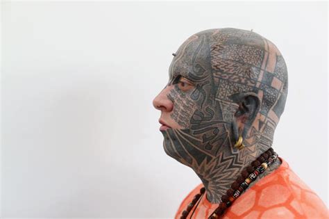Completely Covered Shocking Face Tattoos Pictures Cbs News