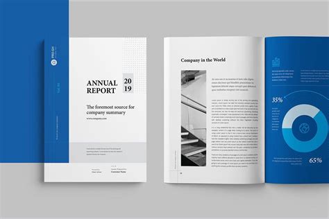 annual report templates word indesign