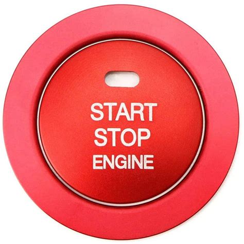 keyless engine push start button withsurrounding ring trim compatible comp sw  ebay