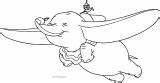 Dumbo Fly Coloring Pages Wecoloringpage sketch template