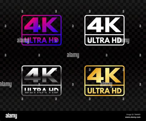 ultra hd set  transparent background high definition icon