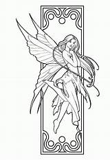 Coloring Fairy Pages Queen Popular sketch template