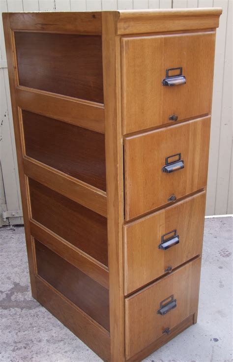 solid  drawer golden oak filing cabinet