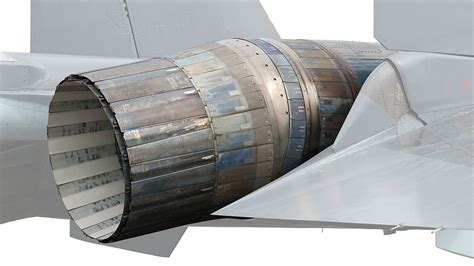 Su 35 Thrust Vectoring Nozzle Military Machine