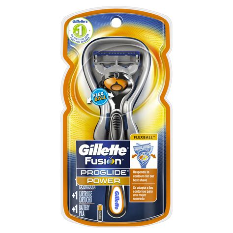 buy gillette fusion proglide power men s razor with flexball handle