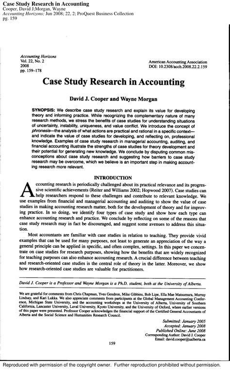 case study paper case study research design