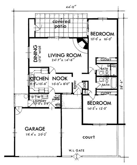 square feet home plan plougonvercom