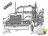 Wheeler Trucks Rig Mack sketch template