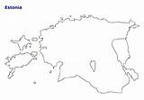 Estonia Outline Map Maps Countryreports Country Area Title Geography sketch template