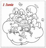 Iunie Colorat Colorear Angels Bautizo Ziua Desene Momentos Preciosos Imagui Planse Copilului Custode Bebé Fise Sagoma Citeste Desenat Asociatia Profesorilor sketch template