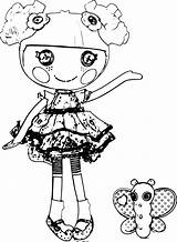 Lalaloopsy Coloring Pages Wecoloringpage Cartoon sketch template