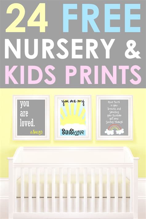 nursery printables   printables  nurseries  kids rooms