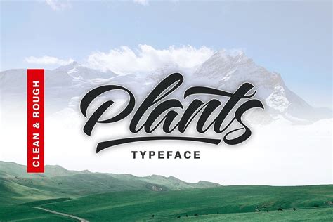 plants script font ifontsxyz