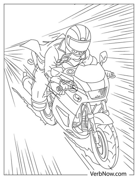 motorcycle coloring pages book   printable