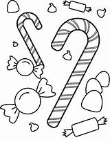 Candy Coloring Pages Sweets Candyland Kids Printable Cane Color Peppermint Sweet Print Colouring Gumdrop Christmas Sheets December Printables Drawing Book sketch template
