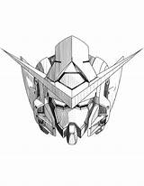 Gundam Exia sketch template