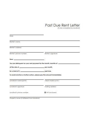 sample current rent balance letters   ms word