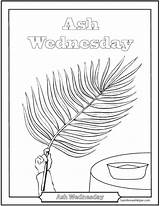 Ash Wednesday Lent Catholic Coloring Pages Week Beginning Kids Saintanneshelper Activities Choose Board sketch template
