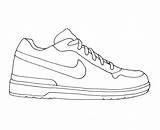 Coloring Pages Jordan Sneakers Getdrawings Sneaker sketch template