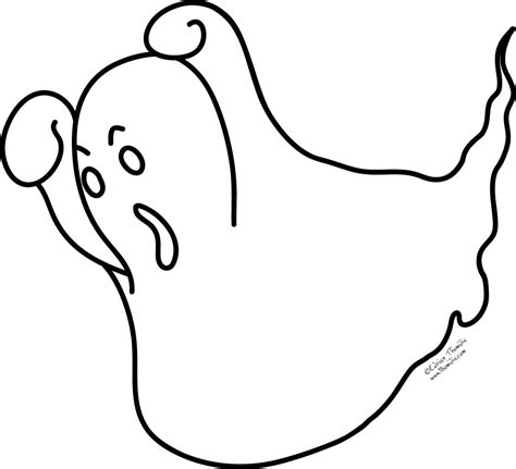 picture paints  thousand words  coloring page ghost