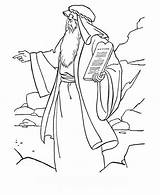 Ausmalbilder Moses Sinai Gebote Ausmalbild Commandments Biblische Ten Bibel Colorluna sketch template