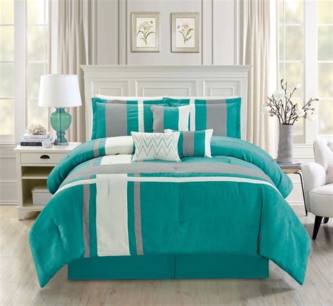 turquoise queen comforter set comfort