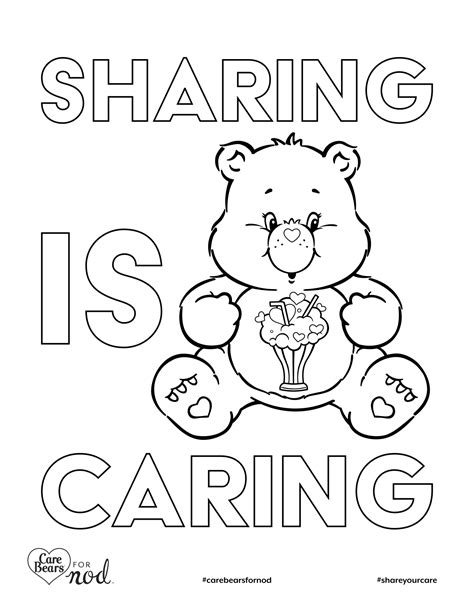 sharing coloring pages