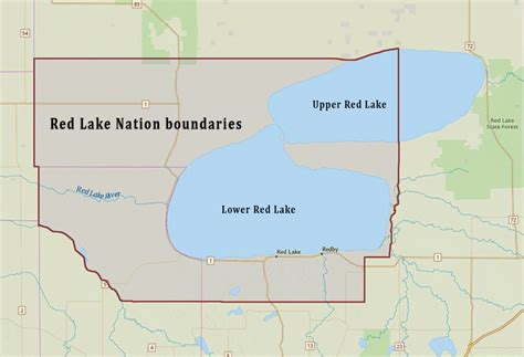 red lake nation takes steps  restore east boundary  upper red lake