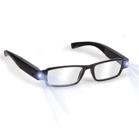 The Rechargeable Led Reading Glasses Hammacher Schlemmer