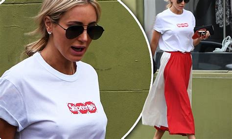 pr queen roxy jacenko flashes nipples in white t shirt daily mail online