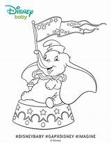 Dumbo Pages Coloring Baby Getdrawings Getcolorings Printable Color sketch template