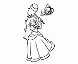Peach Baby Coloring Princess Pages Getcolorings Color sketch template