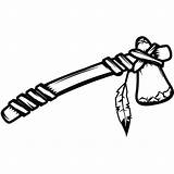 Tomahawk Axe Clipart Svg Hatchet Warrior Hacha Indio Clipartmag Curved sketch template