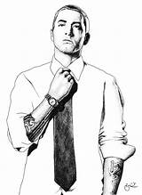 Eminem Shady Ink Rapper Nobody Wallpapers Mathers Pre01 C30d Adopted Eazy Mean Getcolorings sketch template